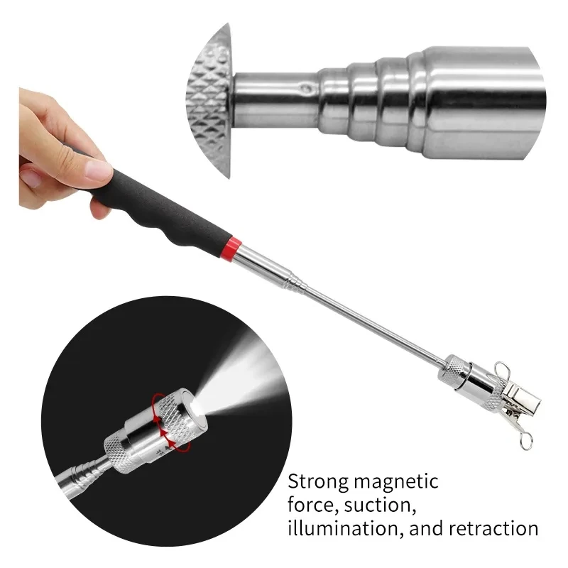 텔레스코픽 마그네틱 펜 확장 가능한 픽업로드 스틱 라이 - Fishing Rod Telescopic 리뷰 및 가격
