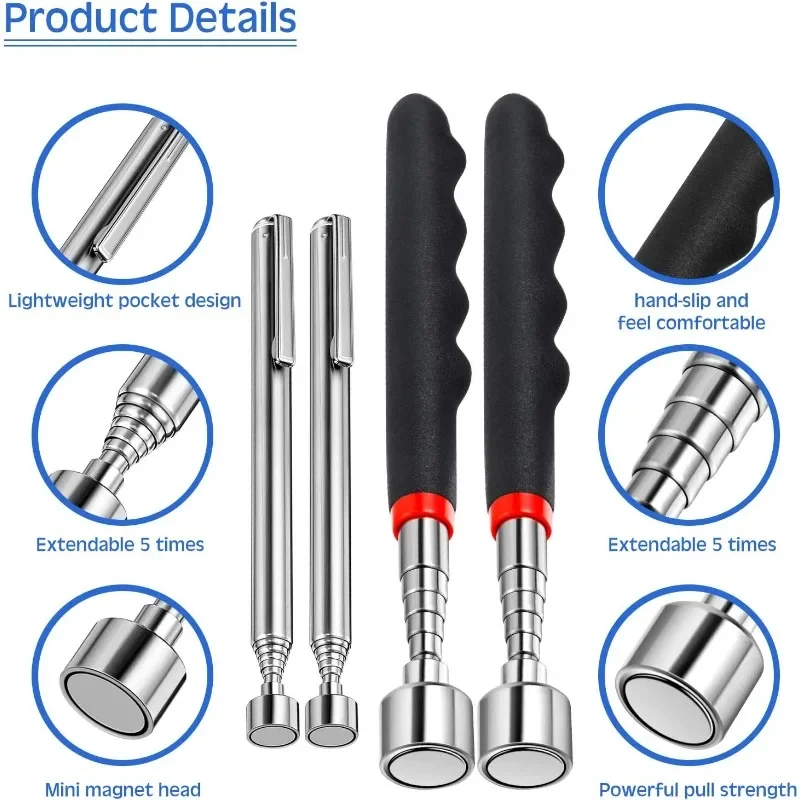 텔레스코픽 마그네틱 펜 휴대용 금속 작업 도구 자석 너 - Fishing Rod Telescopic 리뷰 및 가격