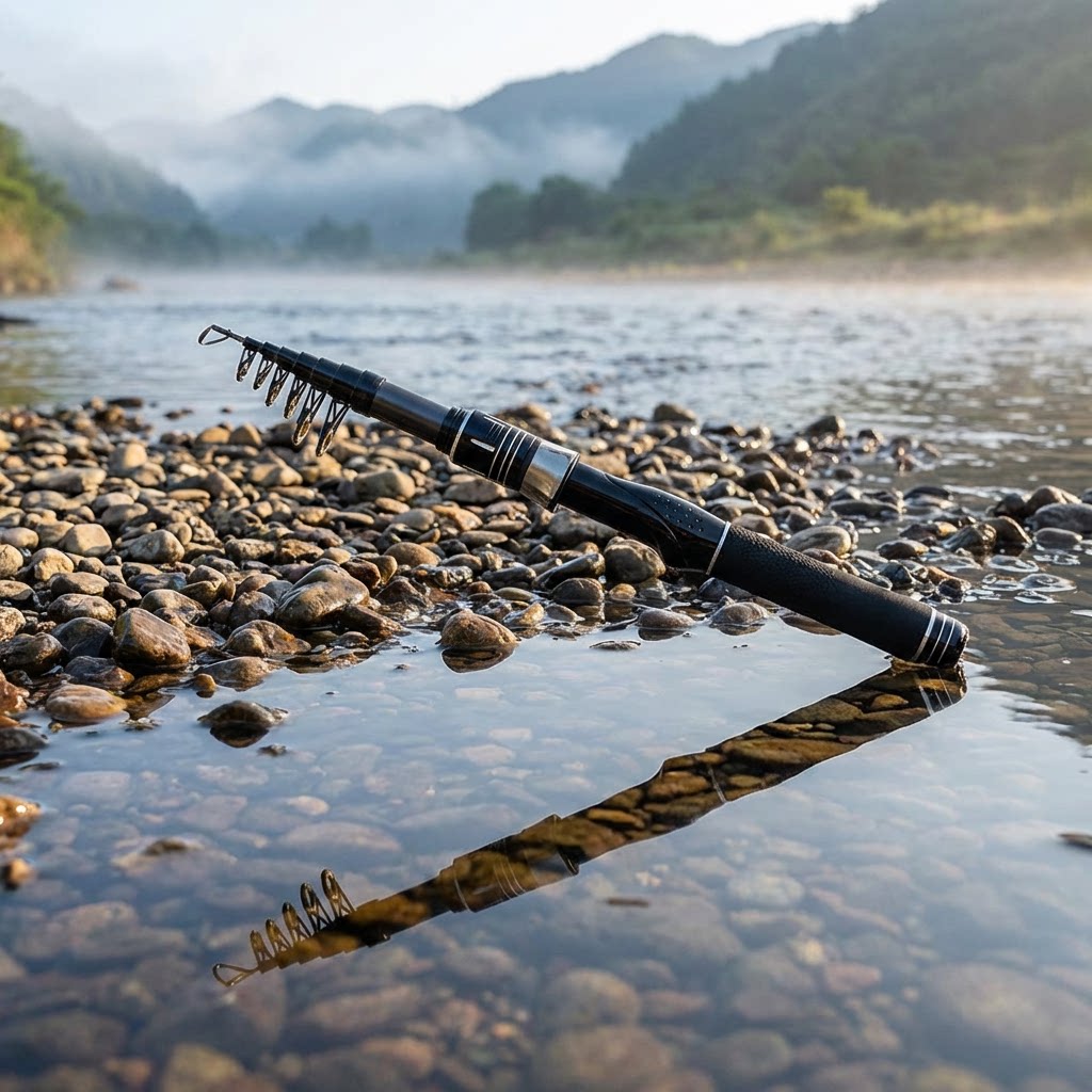 초경량 텔레스코픽 카본 낚싯대, 세라믹 가이드 링 포함 - Fishing Rod Casting 리뷰 및 가격