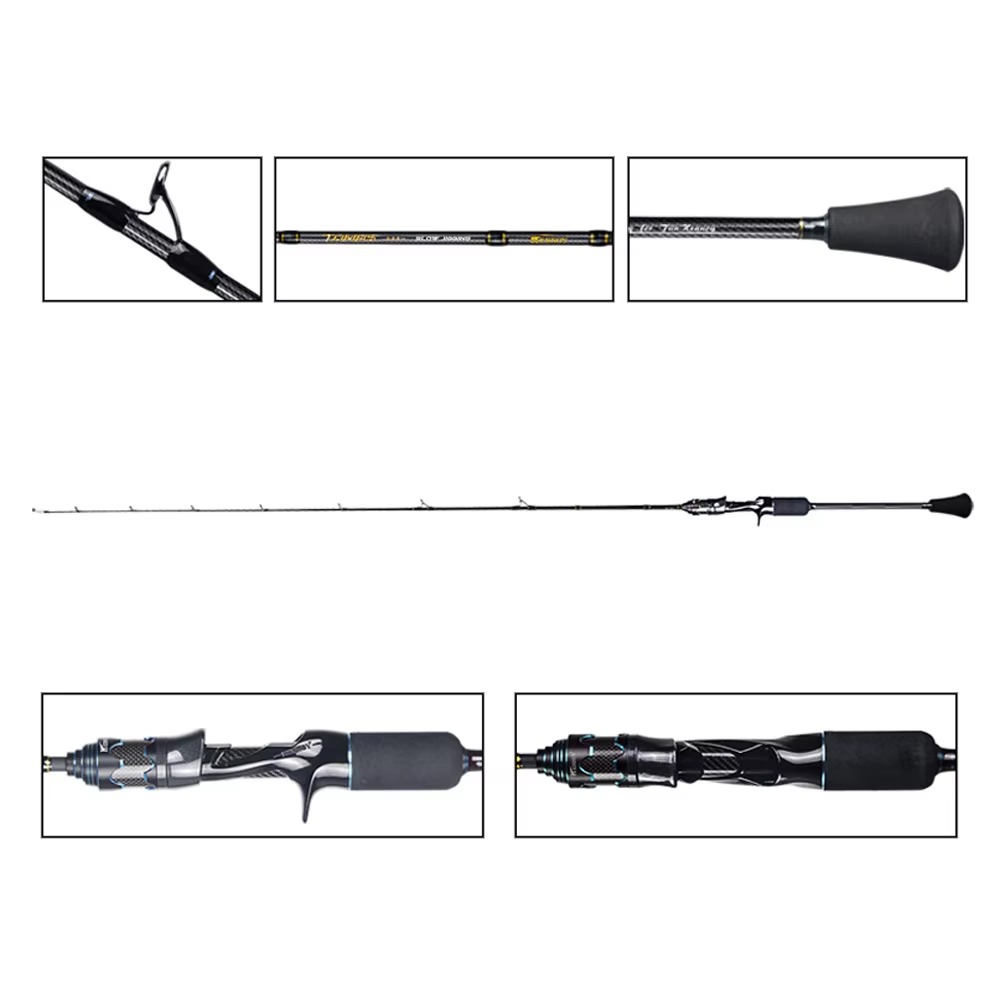도매 고탄소 슬로우 지깅 낚싯대 2절 바닷물 해상 캐스 - Fishing Rod Casting 리뷰 및 가격