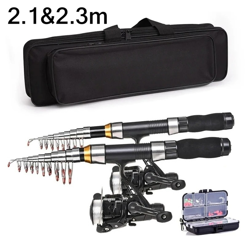 브라브맥 2.1/2.3m 텔레스코픽 낚싯대 릴 콤보 풀 - Fishing Rod Carbon Fiber 리뷰 및 가격