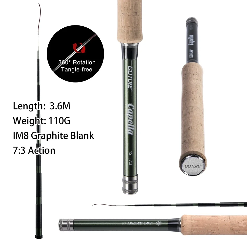 고투어 12피트 클래식 텐카라 플라이 낚싯대 콤보 초경 - Fishing Rod Carbon Fiber 리뷰 및 가격